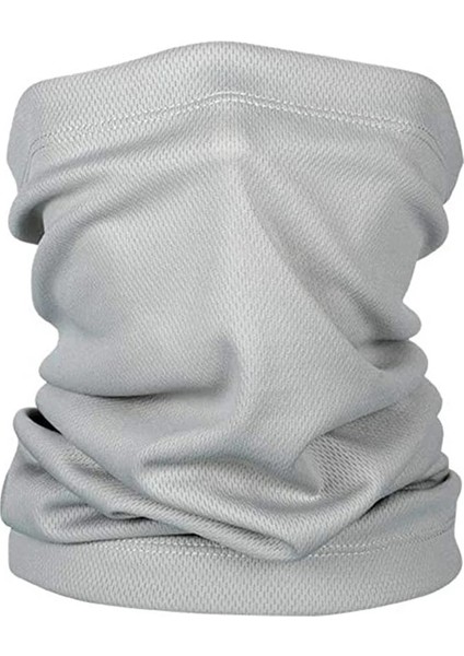 Açık Gri1 Stili Uv Protection Ice Silk Face Cover Neck Tube Outdoor Sports Bandana Scarf Breathable Hiking Scarf Neck Gaiter Bandana (Yurt Dışından)