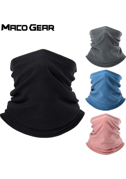 Siyah Stil Kış Sporları Termal Yüz Bandana Boyun Isıtıcı Bisiklet Eşarp Yarım Maske Polar Koşu Avcılık Kayak Maskesi Erkek Kadın Atkılar Soğuk (Yurt Dışından)