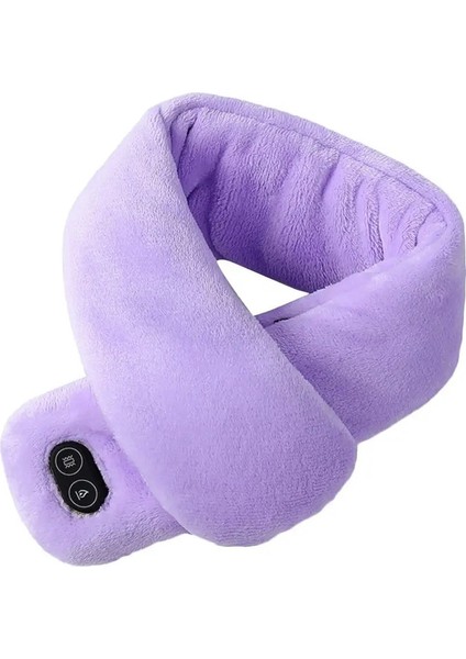 Mor Tarzı 2021 USB 3 Dişli Ajustable Isıtmalı Erkekler Kış Eşarp Sıcak Şal Boyun Wrap Kadınlar Akıllı Isıtma Düz Renk Titreşim Masaj Eşarp (Yurt Dışından)