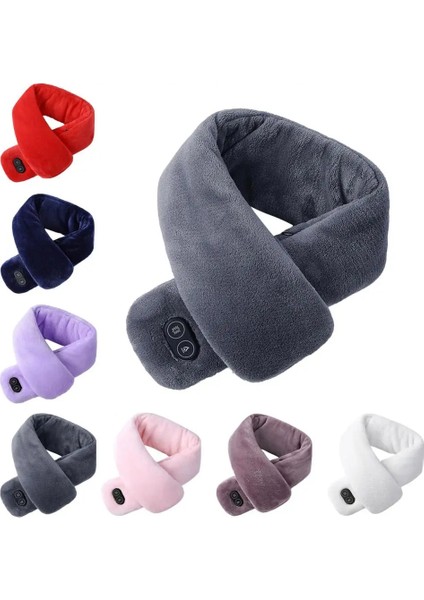 Mor Tarzı 2021 USB 3 Dişli Ajustable Isıtmalı Erkekler Kış Eşarp Sıcak Şal Boyun Wrap Kadınlar Akıllı Isıtma Düz Renk Titreşim Masaj Eşarp (Yurt Dışından) fırsatları