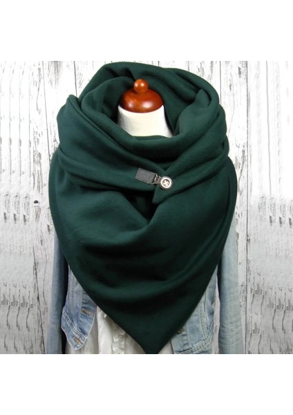 No.13 Tarzı Moda Kadın Tok Nokta Baskı Düğmesi Yumuşak Wrap Günlük Sıcak Eşarplar Şallar Fular En Soie Платок Женский (Yurt Dışından)
