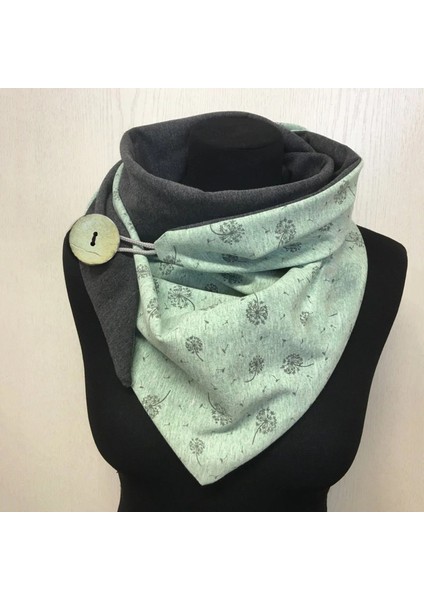 No.35 Tarzı Evrensel Sonbahar Kış Sıcak Rüzgar Geçirmez Kedi Baskılar Çift Katmanlı Toka Eşarp Yeni Tasarımcı Kadın Modası Bufanda (Yurt Dışından)