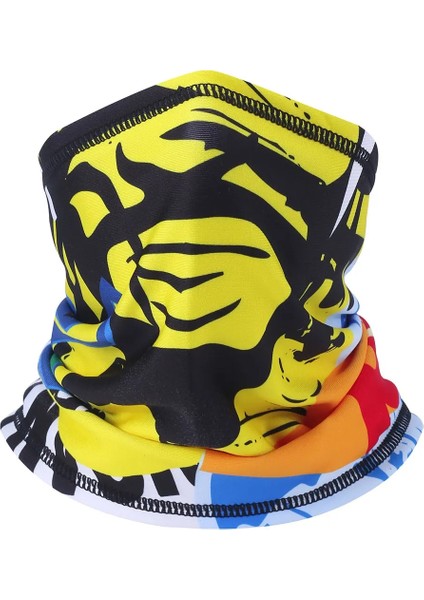No.22 Tarzı Erkekler Kış Baskı Kafatası Bandana Polar Termal Boyun Koşu Kayak Yürüyüş Bisiklete Binme Avcılık Snowboard Spor Eşarp Yüz Maskesi Kadınlar (Yurt Dışından)
