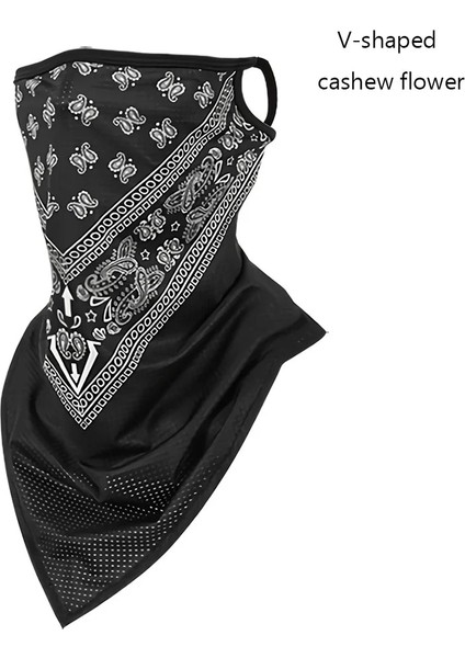 B-9 Stili 2022 Fashion Neck Tube Scarf With Ear Loops Windproof Face Mask Ski Halloween Costume 3D Animal Printed Bandana Cycling Hiking (Yurt Dışından)