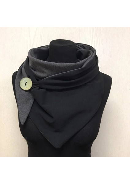 No.20 Tarzı Moda Kadın Tok Nokta Baskı Düğmesi Yumuşak Wrap Günlük Sıcak Eşarplar Şallar Fular En Soie Платок Женский (Yurt Dışından)