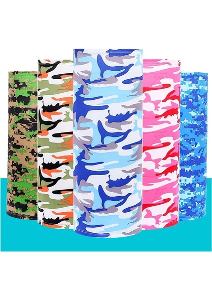 Yüz Bandana 22 Tarzı Tek Boyut Yaz Erkek Kadın Kamuflaj Bandana Yarım Yüz Maskesi Boyun Körüğü Kapak Yüz Eşarp Bisiklet Avcılık Balıkçılık Cuello Balaclava (Yurt Dışından) fırsatları