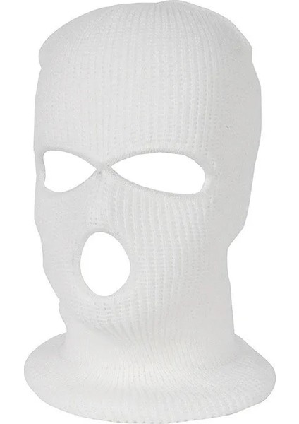 Beyaz Stil Kış Sıcak Tam Yüz Kapağı Motosiklet Kayak Maskesi Şapka 3 Delik Balaclava Ordu Taktik Cs Rüzgar Geçirmez Örgü Kasketleri Şapka Yürüyüş Atkılar (Yurt Dışından)