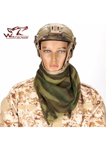 Acu Stili 190*90 cm Eşarp Pamuk Askeri Kamuflaj Taktik Örgü Eşarp Keskin Nişancı Yüz Eşarp Peçe Kamp Avcılık Çok Amaçlı Yürüyüş Eşarp (Yurt Dışından)