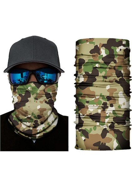E Stili Multicam Camo Taktik Maske Boyun Körüğü Kapak Yüz Bandana Güneş Serin Askeri Bisiklet Avcılık Yürüyüş Kamp Tüp Eşarp Erkekler Kadınlar (Yurt Dışından) modelleri