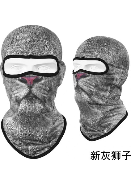 X1 Stili Hayvan Balaclava Erkek Eşarp Sevimli Yüz Maskesi Kedi Köpek Komik Bandana Bisiklet Kayak Yüz Kalkanı Moto Biker Motosiklet Tam Yüz Maskesi (Yurt Dışından)