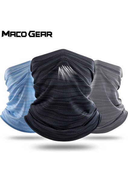 Gök Mavisi Tarzı Yaz Lce Ipek Nefes Örgü Bandana Bisiklet Avcılık Koşu Eşarp Kayak Sürme Yürüyüş Snowboard Spor Yüz Maskesi Erkekler Kadınlar (Yurt Dışından)