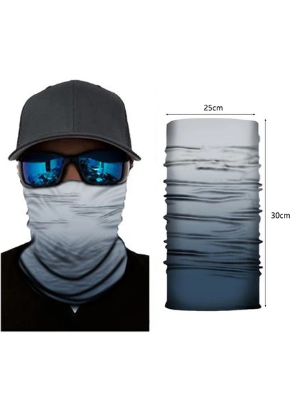 N Tarzı 25X50CM Açık Bisiklet Yürüyüş Kamp Avcılık Koşu Boyun Tüp Eşarp Bandana Bisiklet Motosiklet Yüz Maskesi Bandana Sihirli Eşarp Erkekler Kadınlar (Yurt Dışından)