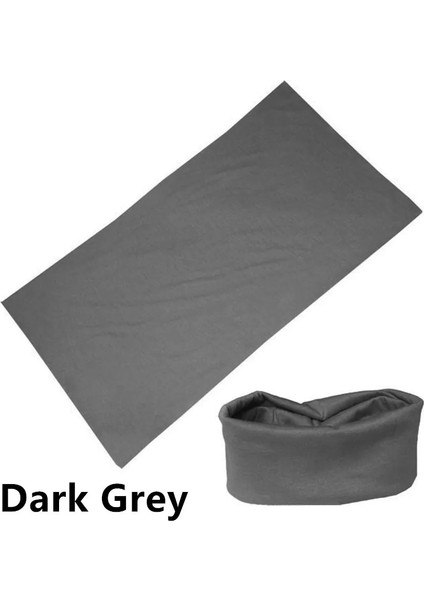1 Adet Koyu Gri Stil Tek Boyut 1 Adet Kadın Erkek Ourdoor Bisiklet Yürüyüş Kamp Avcılık Koşu Boyun Tüp Eşarp Bisiklet Motosiklet Yüz Maskesi Bandana Sihirli Eşarp (Yurt Dışından)