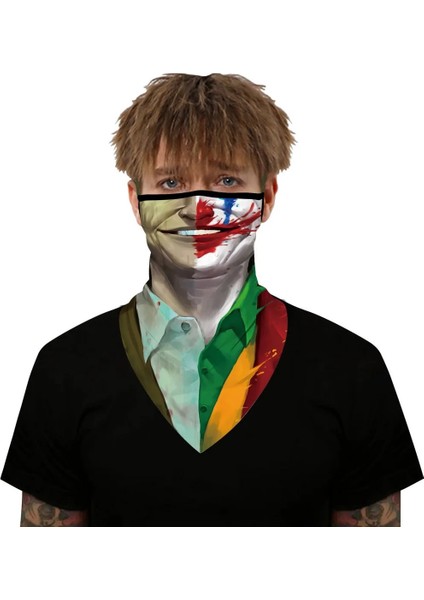 Fildişi Tarzı Cadılar Bayramı Palyaço Kafatası Baskı Dikişsiz Balaclava Sihirli Eşarp Doğa Sporları Bandanalar Erkekler Bisiklet Yürüyüş Eşarp Boyun Körüğü (Yurt Dışından) modelleri