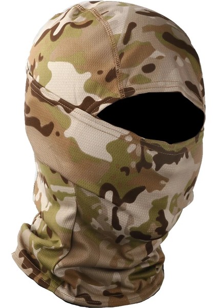 Akrep Çöl Stili Taktik Kamuflaj Balaclava Tam Yüz Maskesi Cs Wargame Ordu Avcılık Bisiklet Sporları Kask Astar Kap Askeri Multicam Arf (Yurt Dışından)