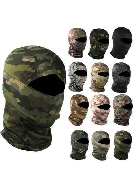 Akrep Çöl Stili Taktik Kamuflaj Balaclava Tam Yüz Maskesi Cs Wargame Ordu Avcılık Bisiklet Sporları Kask Astar Kap Askeri Multicam Arf (Yurt Dışından)