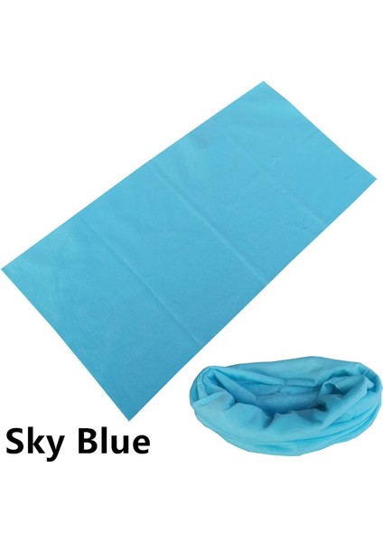 1 Adet Gök Mavisi Tarzı Tek Boyut 1 Adet Kadın Erkek Ourdoor Bisiklet Yürüyüş Kamp Avcılık Koşu Boyun Tüp Eşarp Bisiklet Motosiklet Yüz Maskesi Bandana Sihirli Eşarp (Yurt Dışından)