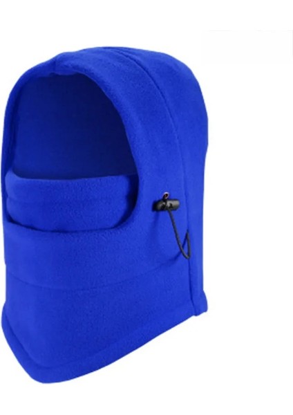 Mavi Stil Yeni Yüksek Li Polar Yüz Maskesi Kış Rahat Sıcak Kayak Motosiklet Bisiklete Binme Yumuşak Termal Balaclava Swat Bisiklet Hood (Yurt Dışından)