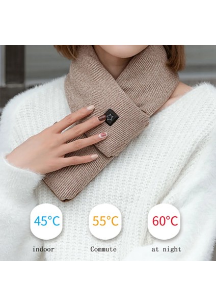 Beyaz Stil Yeni Isıtma Eşarp Elektrikli Isıtıcı Sıcak Boyun Koruma USB Isıtmalı Kış Eşarp Erkekler ve Kadınlar Şal Düz Renk Kapalı Açık (Yurt Dışından) fiyatları