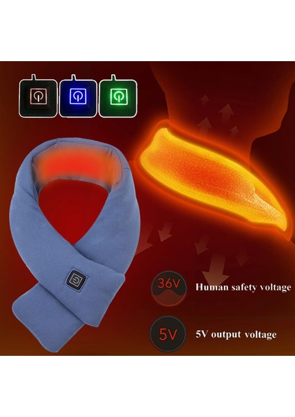 Bk Tarzı Yeni Kış Eşarp Isıtmalı Eşarp USB Kadın Isıtma Eşarp Çift Eşarp Atkısı Peluş Yaka Atkılar Şal Boyun Isıtıcı (Yurt Dışından) modelleri