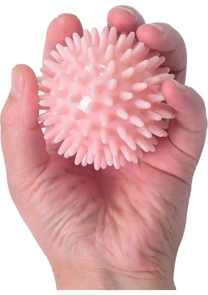 Açık Mavi-6.5cm Tarzı Tpr 7cm Çapı Boş Yumuşak Başak Topu El Gücü Kurtarma Egzersiz Masaj Topu Yoga Fitneky Masaj Tetik Noktası (Yurt Dışından) modelleri