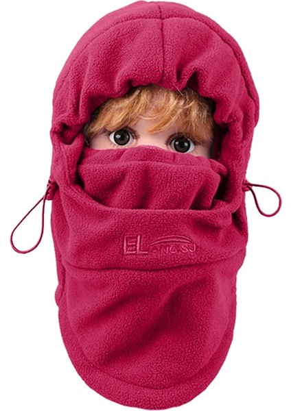 Açık Gri Tarzı Çocuklar Kış Kap Sıcak Tam Yüz Kayak Şapka Balaclava Hood Şapka Moda Kalınlaşmış Polar Termal Rüzgar Geçirmez Boyun Atkı Kap (Yurt Dışından) modelleri