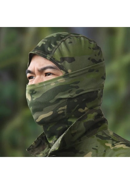 No.13 Tarzı Taktik Kamuflaj Balaclava Tam Yüz Maskesi Cs Wargame Ordu Avcılık Bisiklet Sporları Kask Astar Kap Askeri Multicam Arf (Yurt Dışından)