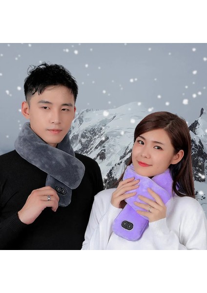 Kırmızı Stil 1 Adet USB Isıtmalı Kış Eşarp Şal Dış Ticaret Akıllı Isıtma Katı Titreşim Masaj Eşarp Açık Kayak Tırmanma Eşarp Erkekler Için (Yurt Dışından) modelleri