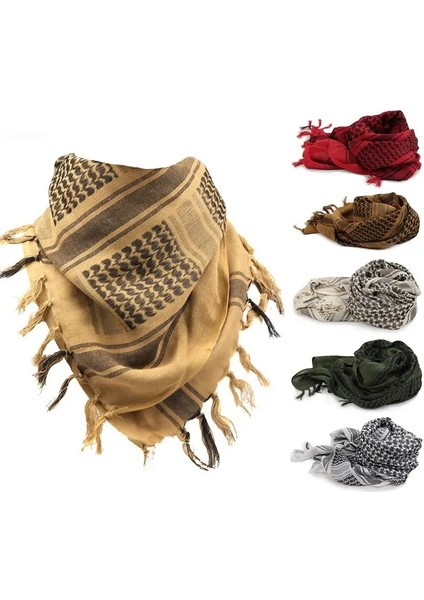 Pembe Stil 110X110 Avcılık Giyim Aksesuarı % 100% Pamuk Kalın Müslüman Başörtüsü Taktik Çöl Arap Eşarp Arap Atkılar Erkekler Kış Rüzgar Geçirmez (Yurt Dışından) fiyatları