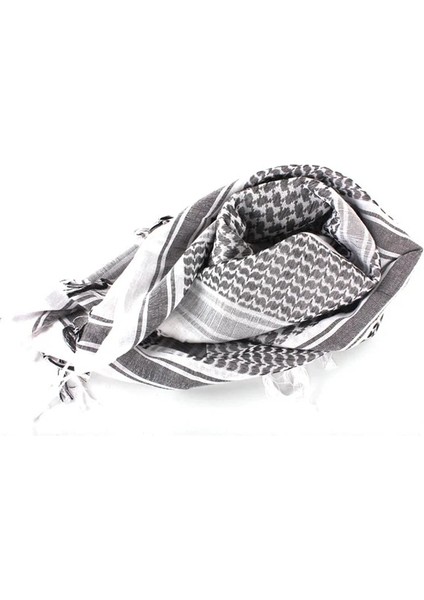 Beyaz Stil Tek Boyut 100% Pamuk Arap Keffiyeh Shemagh Eşarp Açık Askeri Erkekler Kış Rüzgar Geçirmez Eşarplar Kalınlaşmış Kare Kadın Eşarplar Moda (Yurt Dışından)
