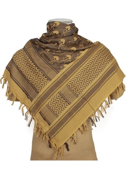 Beyaz Stil Tek Boyut 100% Pamuk Arap Keffiyeh Shemagh Eşarp Açık Askeri Erkekler Kış Rüzgar Geçirmez Eşarplar Kalınlaşmış Kare Kadın Eşarplar Moda (Yurt Dışından)