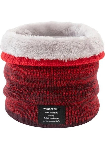 A6 Stili Unisex Kış Erkek Kadın Sıcak Örme Yüzük Atkılar Kalın Elastik Örgü Susturucular Çocuk Boyun Isıtıcı Erkek Kız Peluş Eşarp Yaka (Yurt Dışından) fiyatları