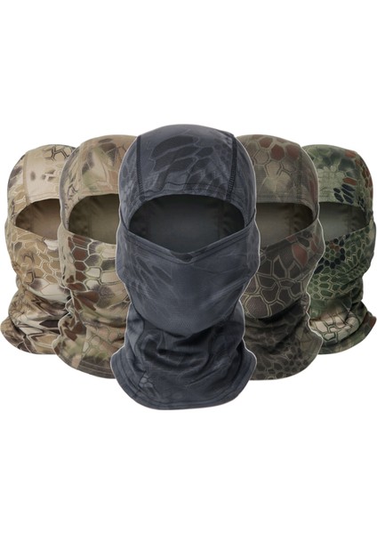 No.5 Tarzı Multicam Balaclava Full Face Mask Tactical Camouflage Cs Wargame Army Hunting Cycling Sports Helmet Liner Cap Military Arf (Yurt Dışından) indirimleri