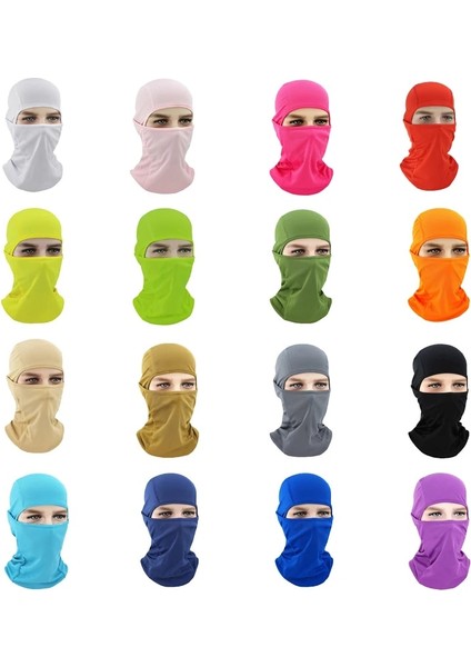 CA065-KOYU Yeşil Stil Motosiklet Yüz Maskesi Bisiklet Balaclava Tam Kapak Buffs Şapka Balaclava Likra Kayak Boyun Yaz Güneşi Ultra Uv Koruması Ince Sıcak (Yurt Dışından) modelleri