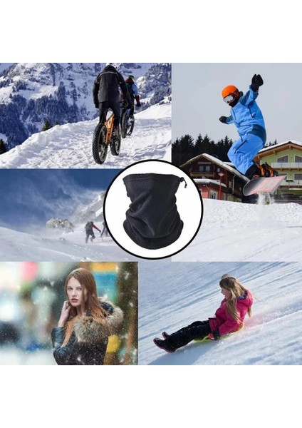 Gri Stil Erkek Kadın Kış Çok Fonksiyonlu Sıcak Atkı Yarım Spor Snowboard Şal Boyun Yürüyüş Yüz Kapatma (Yurt Dışından) modelleri