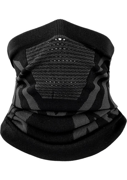 Siyah Stil Termal Yüz Bandana Maskesi Örtüsü Boyun Isıtıcı Körüğü Bisiklet Bisiklete Binme Kayak Tüpü Eşarp Yürüyüş Nefes Maskeleri Baskı Kış Kadın Erkek (Yurt Dışından)