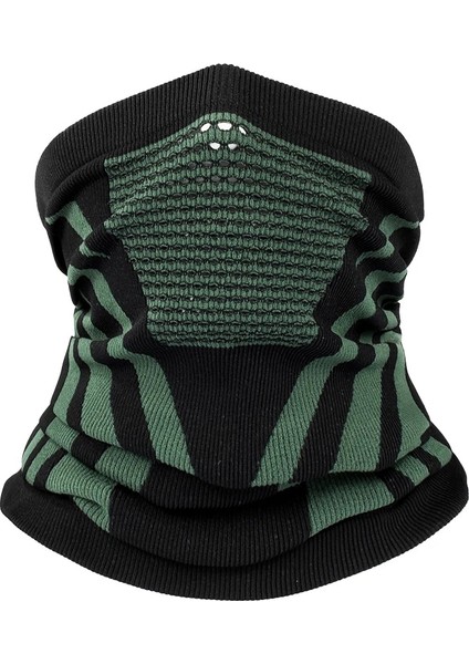 Siyah Stil Termal Yüz Bandana Maskesi Örtüsü Boyun Isıtıcı Körüğü Bisiklet Bisiklete Binme Kayak Tüpü Eşarp Yürüyüş Nefes Maskeleri Baskı Kış Kadın Erkek (Yurt Dışından)