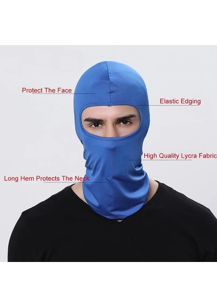No.25 Tarzı 23CM x 40CM Moda Bisiklet Balaclava Tam Kapak Yüz Motosiklet Yüz Maskesi Maske Erkekler Şapka Balaclava Likra Kayak Boyun Yaz Uv Koruma Unisex (Yurt Dışından) indirimleri