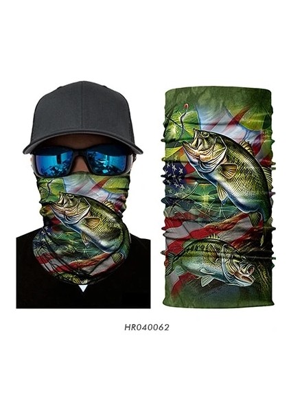 No.5 Tarzı 3D Dikişsiz Sihirli Palyaço Bandana Avcılık Boyun Körüğü Eşarp Kayak Balıkçılık Bisiklet Yürüyüş Koşu Yaz Yarım Yüz Maskesi Kadın Erkek (Yurt Dışından)