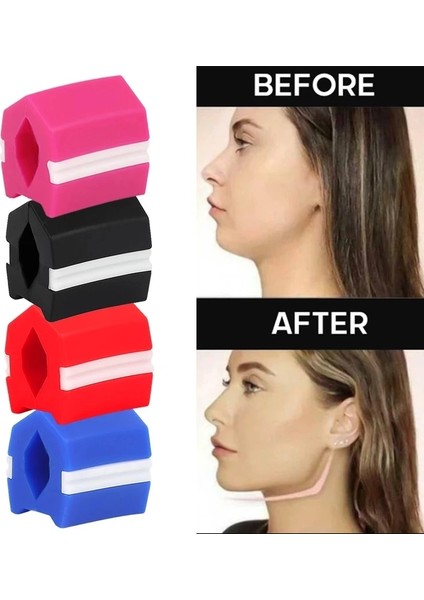 Çoklu Stil Kare Fitness Yüz Masseter Erkekler Yüz Pop Jawline Çene Kas Egzersizi Chew Ball Chew Bite Breaker Eğitim Vücut Cilt Bakımı (Yurt Dışından)