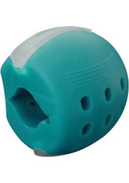 Yeşil Stil Gıda Dereceli Silikon Çene Egzersiz Cihazı Yüz Çiğneme Kas Eğitimi Fitness Topu (Yurt Dışından)