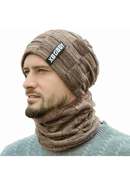 Gök Mavisi Tarzı Kış Eşarp Şapka Seti Açık Spor Sıcak Kasketleri Erkekler Için Şapka Örme Şapkalar Bandana Yürüyüş Kamp Çocuk Boyun Isıtıcı Kap Boyun Körüğü (Yurt Dışından) fiyatları