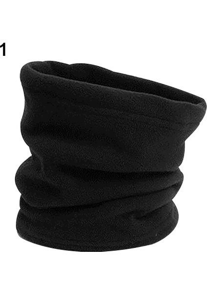 Mavi Stil 4 1 Kış Sporları Termal Polar Eşarp Snood Boyun Isıtıcı Yüz Maskesi Bere Şapka (Yurt Dışından)