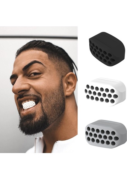 Siyah Stil Jaw Exerciser Face Muscle Jaw Workout Tool Easy Reduce Double Exerciser Jawline For Men And Women Ha (Yurt Dışından)