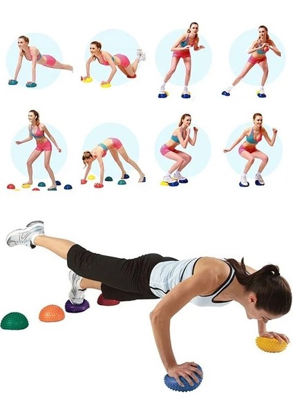 Gümüş Tarzı Yoga Yarım Top Denge Basamak Taşları Çocuk Oyuncakları Çocuk Erkek Kız Oyunları Fitness Masajı Jeux De Sport Zabawki Sportowe (Yurt Dışından) indirimleri