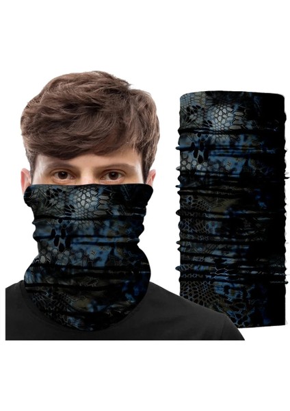 180901 Yarım Maske Stili Chasse Tüp Eşarp Buff Realtree Bandana Erkekler Bufandas Boyun Isıtıcı Taktik Askeri Balaclava Multicam Kamp Avcılık Yüz Maskesi (Yurt Dışından)