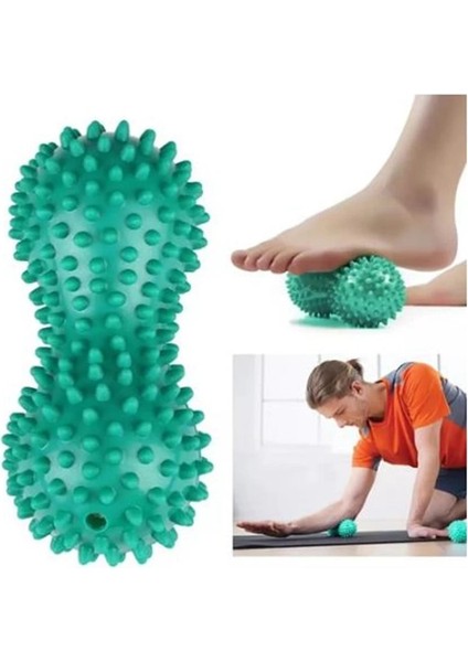 Mavi Stil Peanut Massage Ball Spiky Trigger Point Relief Muscle Pain Stress Therapy Health Care Foot Hand Gym Relex Apparatus Soft Fitness (Yurt Dışından) modelleri