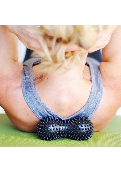 Mavi Stil Peanut Massage Ball Spiky Trigger Point Relief Muscle Pain Stress Therapy Health Care Foot Hand Gym Relex Apparatus Soft Fitness (Yurt Dışından) fırsatları