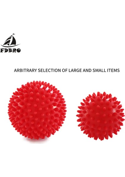 Mavi Stil Fdbro 7cm Taban Kirpi Duyusal Eğitim Topu Kavrama Fitness Pvc El Ayak Masaj Topu Taşınabilir Fizyoterapi Topu (Yurt Dışından)