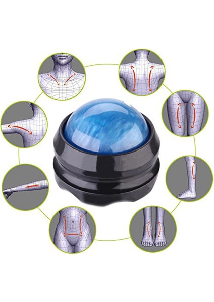 Mavi Stil Massage Roller Massager Body Foot Back Waist Hip Relaxer Stress Release Muscle Relaxation Ball (Yurt Dışından) fiyatları